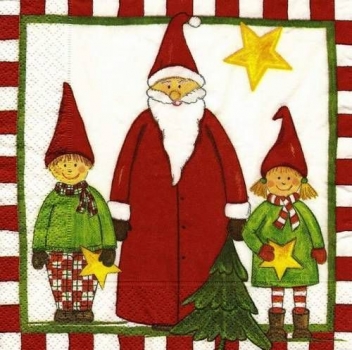 s9z15001 - Weihnachten - Serviette - Stückpreis