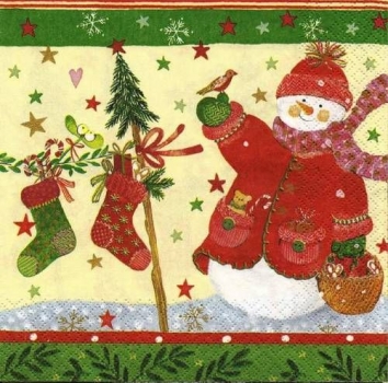 s9z15066 - Weihnachten - Serviette - Stückpreis
