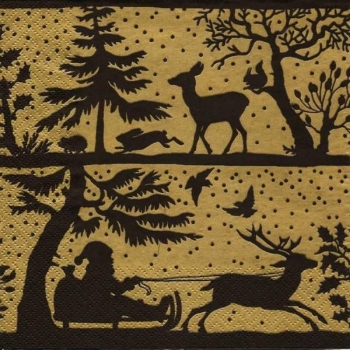 s9z15204 - Winterwald - Serviette - Stückpreis