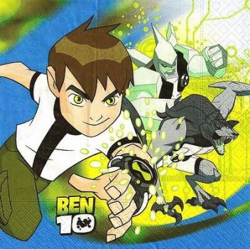 s9z11157 - Ben 10 - Servietten - Packung - 20 Stück
