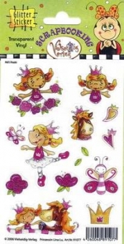 Glitter Sticker - sti0243 - Prinzessin