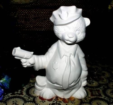 Teddy – Polizist – 18 cm hoch – Schrühware