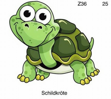 Decal – Schildkröte - 5 cm
