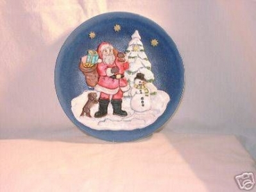 Gießform - Weihnachtsteller "Noel" - 21 cm Durchmesser