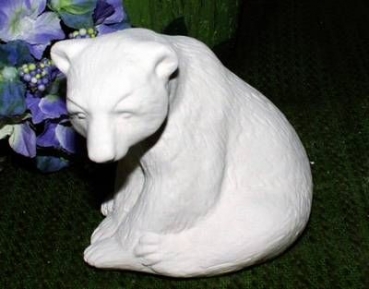 Sitzender Bär - Schrühware