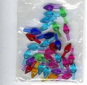Tannenbaumstecker klein – bunt – für Lochdurchmesser 3 mm – DISC – Stückpreis
