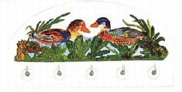 Gießform - Schlüsselbrett - Enten -12 x 23 cm - Restbestand