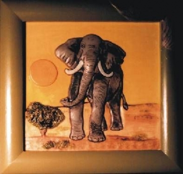 Giessform - Safarimotiv Elefant 22,8 x 23,9