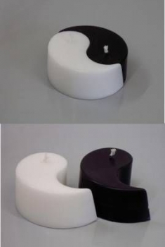 Kerzenform - YinYang 2-fach