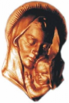 Gießform - Madonna mit Kind - Gloria - 28 x 26 cm