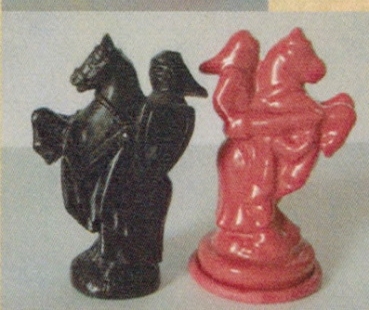 Latexform – Springer zum Schachspiel – König Arthur – 110 mm