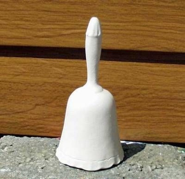 Tischglocke – Bavaria – 14,3 cm hoch – Schrühware