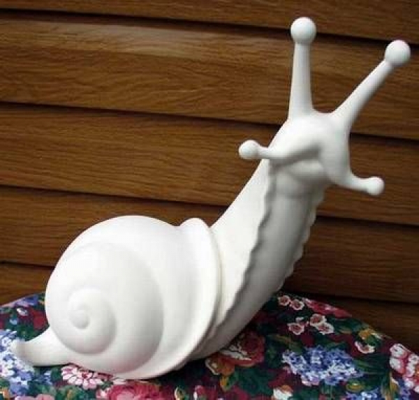 Große Schnecke – 39,4 x 31,8 cm - Schrühware