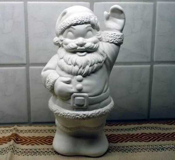 Winkender Weihnachtsmann – Schrühware