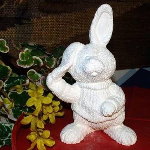 Hasenjunge - 23 cm hoch - Schrühware