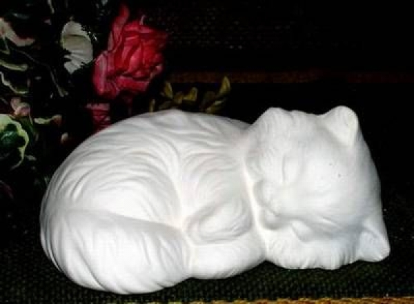 SCIOTO - Gießform - neu - schlafende Katze - 14 cm lang - USA