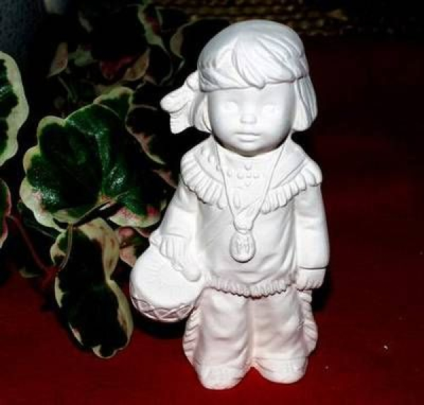 KIMPLE-Gießform - neu – Indianerkrippe: Trommler und Hirte – bis 11,4 cm hoch  - USA