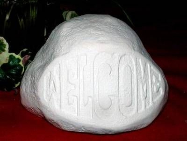 DONAS-Mold - new - WELCOME STONE BASE 6"W - USA