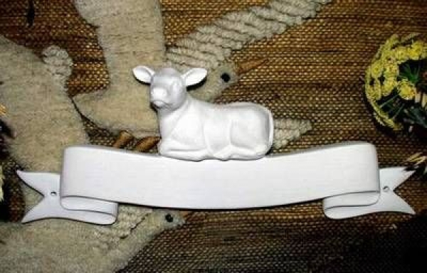 DONAS-Gießform - neu – Banner – 48 cm lang – auch schön als Türschild – siehe Beispielfotos – 48 cm lang - USA