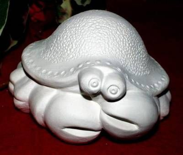 Krabbe – 8 cm hoch - Schrühware