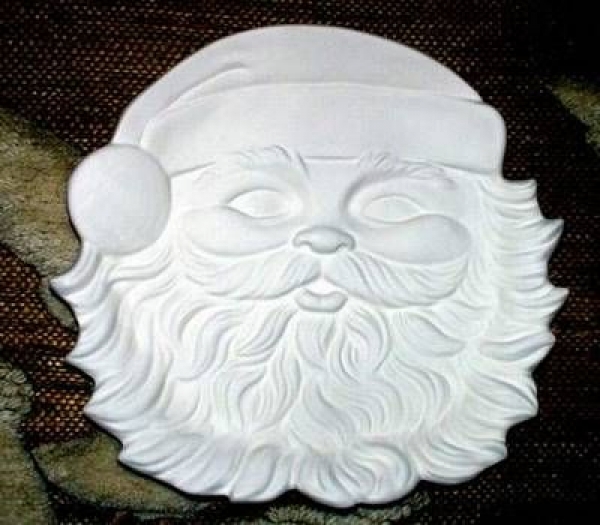 ALBERTAS-Gießform - neu – Santa-Paltte – Teller – 33 x 35,5 x 4,4 cm - USA
