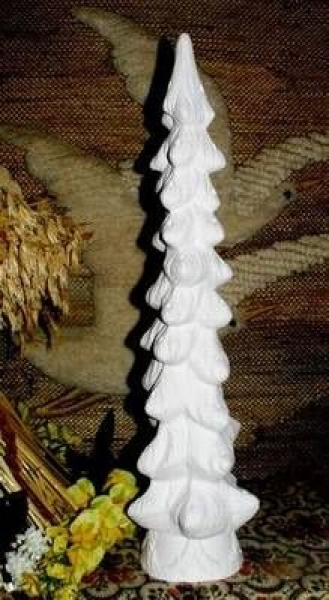 SCIOTO-Gießformen-Satz - neu – Lange Tanne mit Basis zum Beleuchten – 51 cm hoch - USA