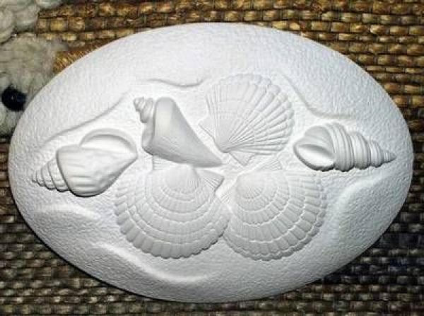 Motivplakette - Muscheln - Insert - Schrühware