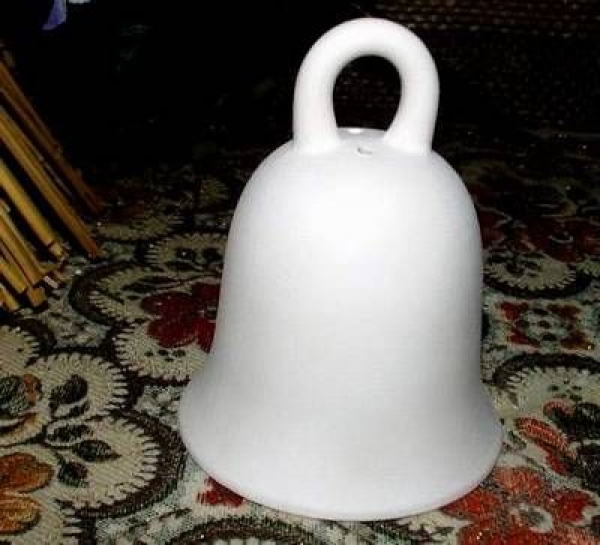 Glocke – 10 cm hoch – Schrühware