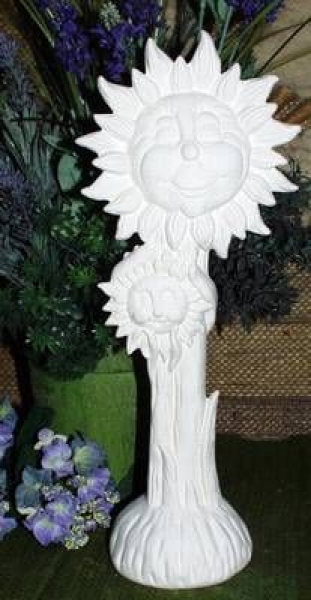 Mother & Sunflower – 33 cm hoch – Schrühware