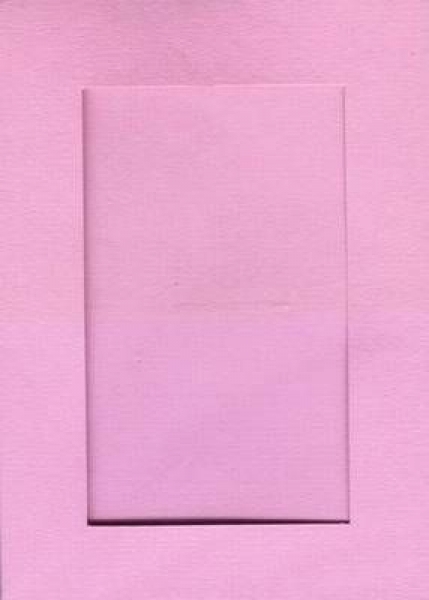 Passepartout-Karten-Set – 10teilig – rosa – rechteckiger Ausschnitt – statt 2,95 EUR