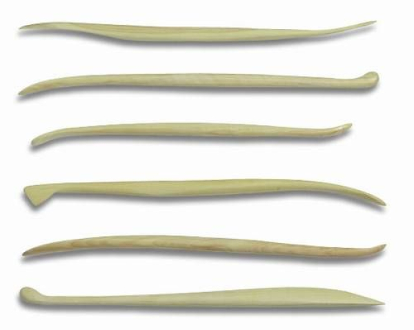 Mini-Modellierhölzer 94 im 6er-Set – bis 15 cm lang