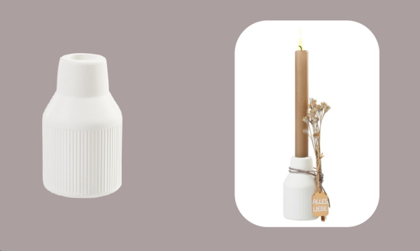 Silikonform – Vase II – 5,3 x 3,7 x 9,2 cm