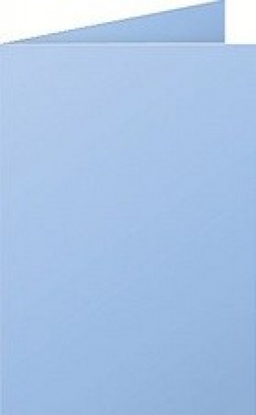 Doppelkarten – hochkant - lavendelblau – 10,5 x 14,85 cm – 25 Stück – statt 8,50 EUR