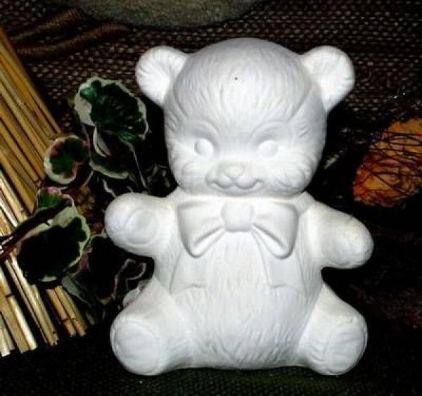 Teddy – Spardose von ALBERTAS – mit Verschluss – Schrühware