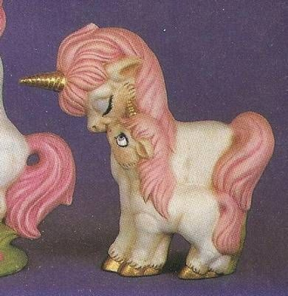 ALBERTAS–Gießform – neu – Mama-Einhorn mit Baby –13,3 cm hoch