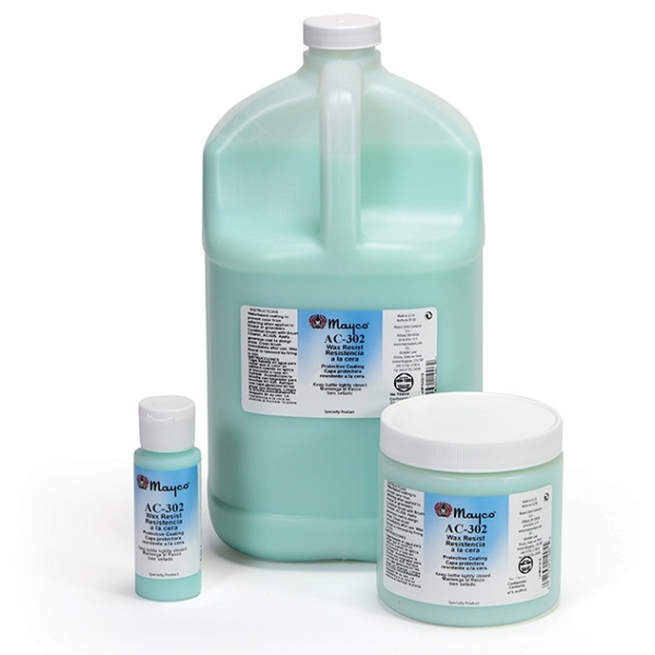 AC-302 – Wax Resist – Spezialprodukt von MAYCO – ersetzt SY-547 von DUNCAN – Gallone – 3,7 Liter