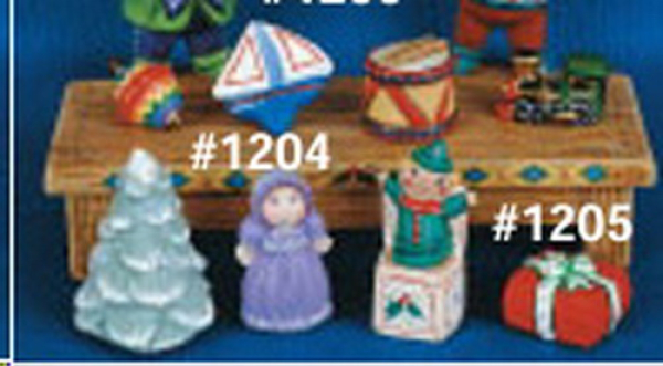 ALBERTAS-Gießform – neu – Spielzeuge im 8er-Set – bis 4,75 cm hoch – Sonderangebot