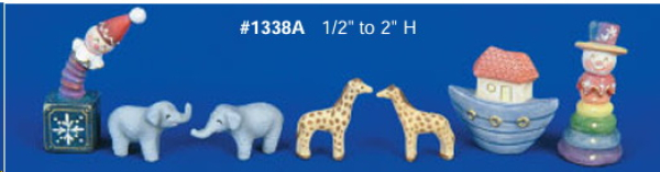 Albertas-Gießform – neu – Arche Noah-Figuren im 7er-Set – bis 5 cm hoch – Sonderangebot