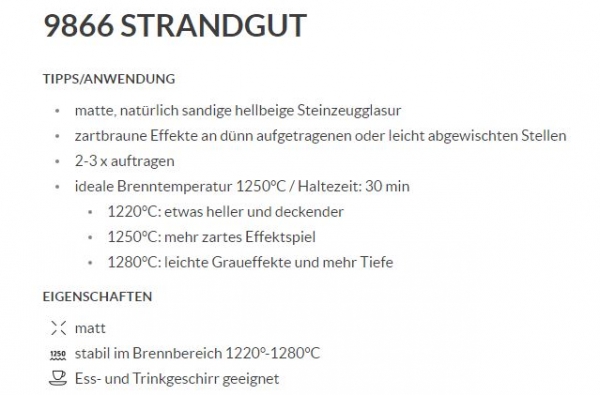 Strandgut – matt – Driftwood – 200 ml – Steinzeug-Glasur von BOTZ