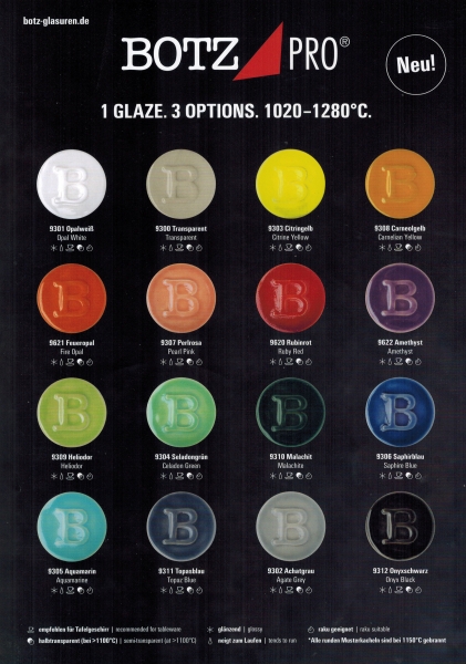 BOTZ PRO - Achatgrau - Agate Grey - 1020 - 1280 °C - 200 ml