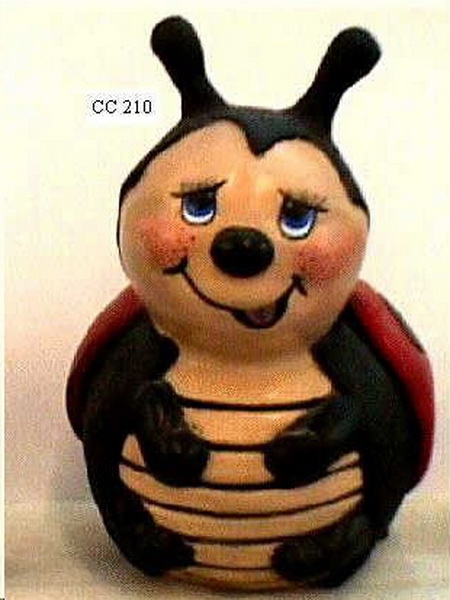 Marienkäfer – Mama – 22 cm hoch – Schrühware