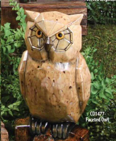 MAYCO-Gießform - neu – Faceted Owl – Eule – 16,5 x 31,1 cm – USA