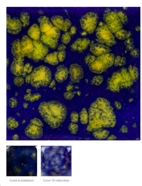 CG-990 – Starry Night – MAYCO Jungle Gems ® – Kristallglasur – NONTOXIC – 1.000 bis 1.045 °C - Cone 06 bis Cone 05 – 16oz = 472 ml