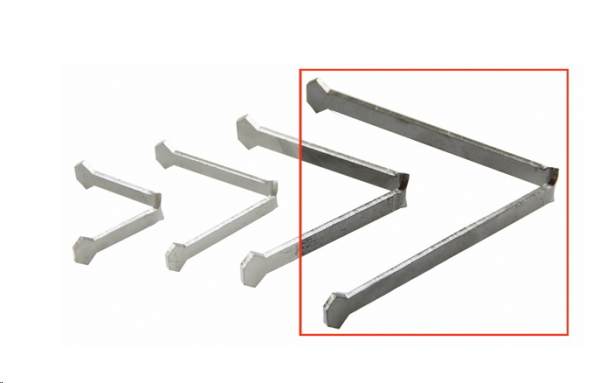 Metall-Dreifuß – MD 75 – Schenkellänge 75 mm – aus hitzebeständigem Metall für Temperaturen bis max. 1250 °C