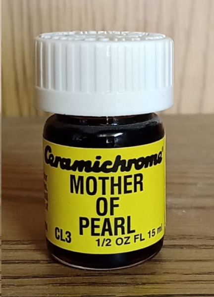CL-3 – Mother of Pearl  – Aufglasur – Lüster von CERAMICHROME – 15 ml – Kegel 020 bis 019 = 650 bis 660 °C