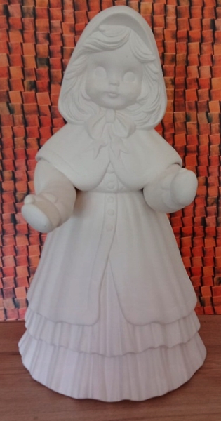 Sugar Plum Girl – 50 cm hoch – Schrühware – Einzelstück