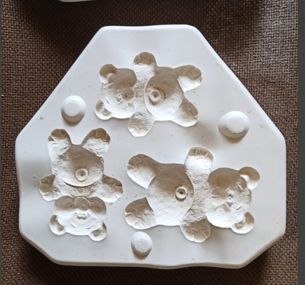 Lebkuchen-Jungen im 3er-Set – 9, 8 und 7 cm hoch – Schrühware