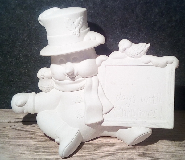 DONAS-Gießform - neu – XMAS COUNTDOWN SNOWMAN – Schneemann - 21,5 x 27 cm - USA