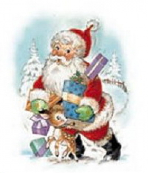 Decal – Santa – 75 x 60 mm