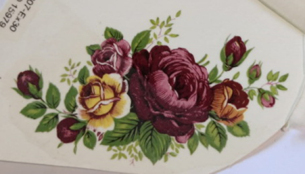 Decal – Cottage Rose - Blumen – 70 x 40 mm – DISC